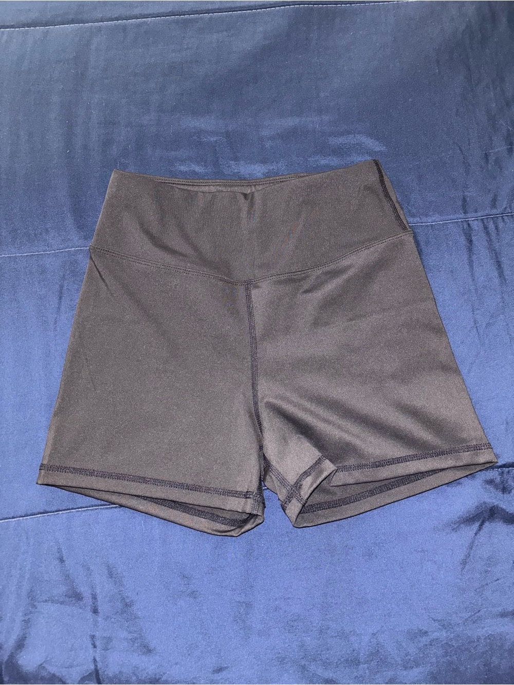 High-Waist Black Women’s Performance Shorts